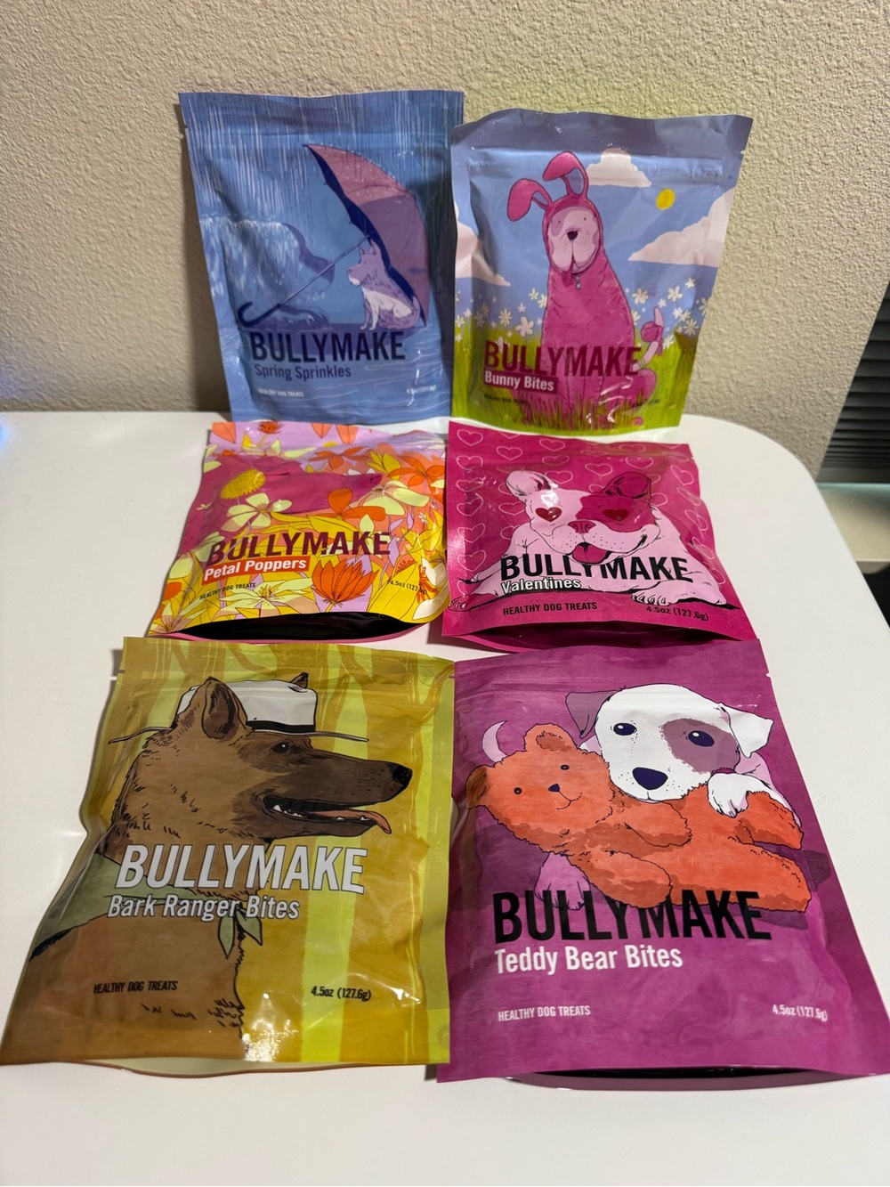 Bullymake Assorted Dog Treats Pack - 6 bags